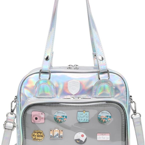 Accessories - Ita Bag Multi-Purpose Backpack PU Leather Crossbody Anime Display